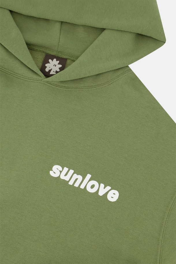 SUNLOVE - 후디 - Tour Brushed Hoodie Olive