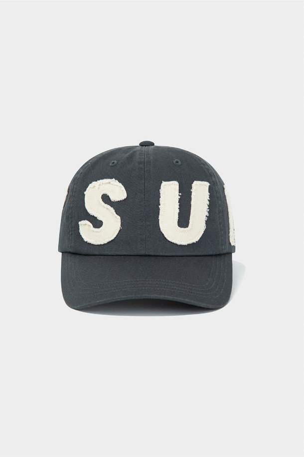 SUNLOVE - 모자 - Cut Off Capital Cap Charcoal