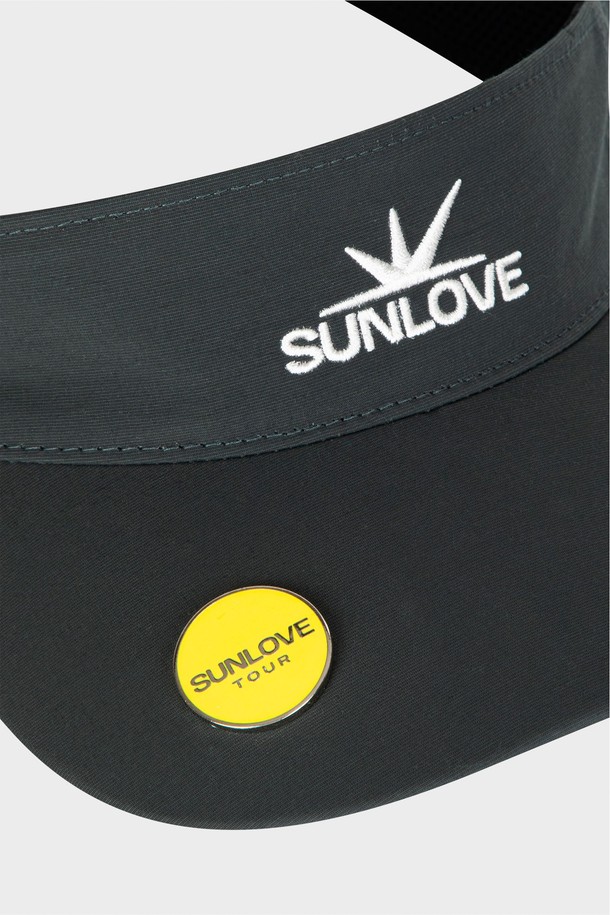 SUNLOVE - 모자 - Field Sun Visor Charcoal