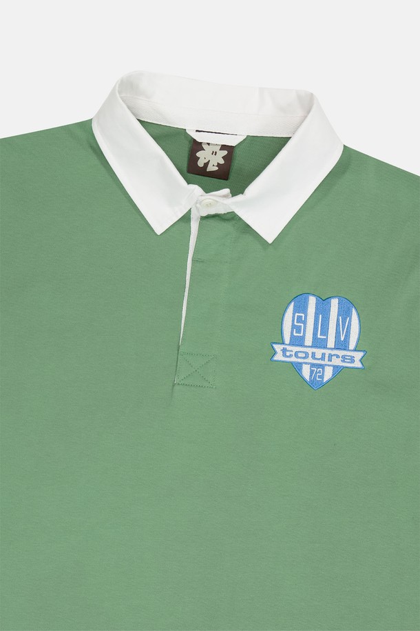 SUNLOVE - 긴팔티셔츠 - Winners Rugby Polo Green