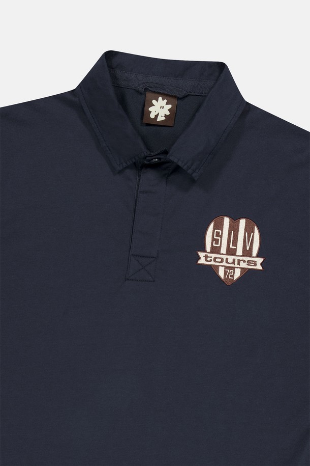 SUNLOVE - 긴팔티셔츠 - Winners Rugby Polo Navy