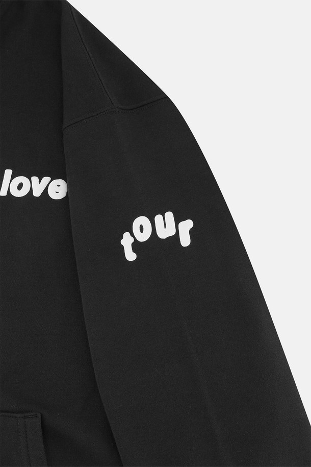 SUNLOVE - 후디 - Tour Brushed Hoodie Black