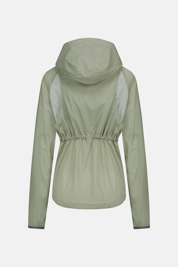 SUNLOVE - 바람막이/아노락 - W Hooded Light Jacket Green