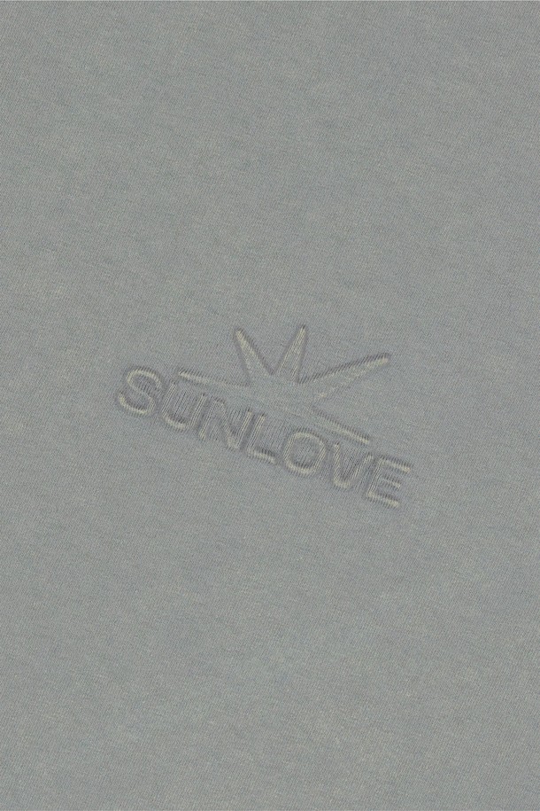 SUNLOVE - 반팔티셔츠 - Faded Tee Grey