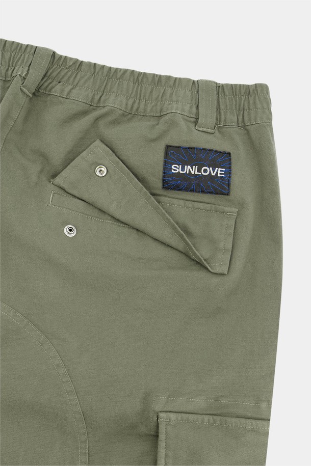 SUNLOVE - 캐주얼팬츠 - Flex Cargo Pants Olive