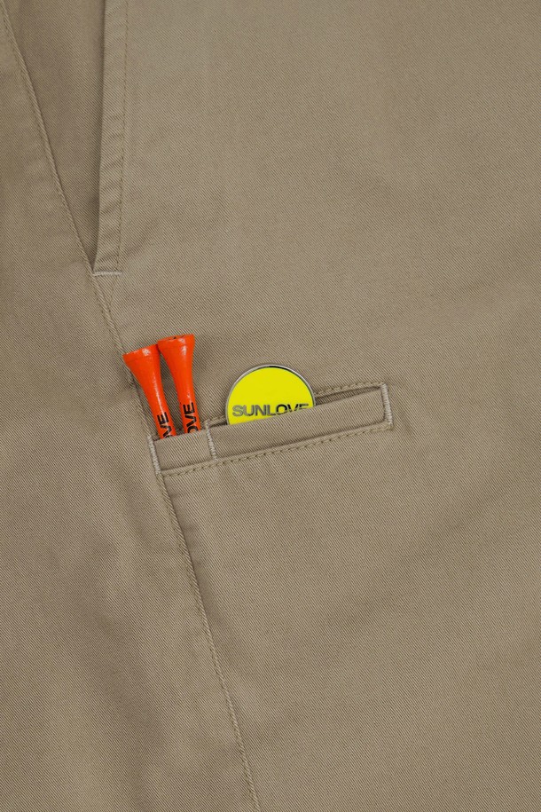 SUNLOVE - 캐주얼팬츠 - Brisbane Moss Right Chino Pants Khaki