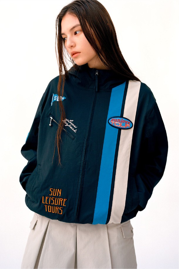 SUNLOVE - 자켓 - Circuit Jacket Navy