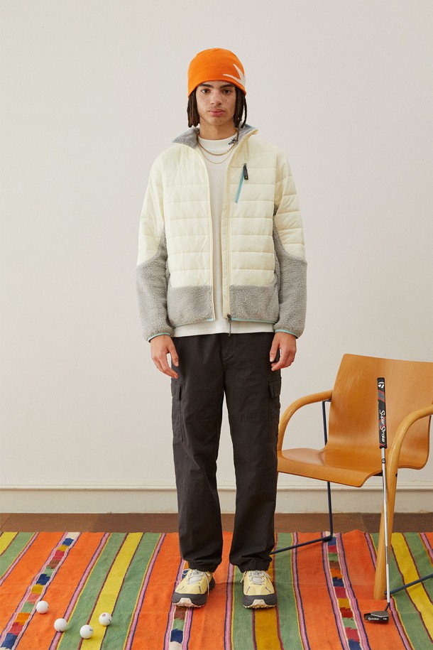 SUNLOVE - 블루종/점퍼 - Hybrid Thermal Jacket Ivory