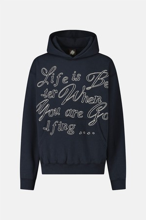 Wise Word Hoodie Navy