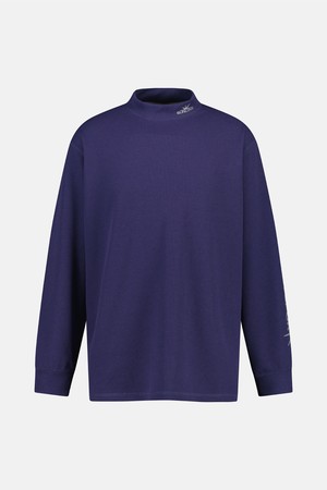 Polartec Waffle Mockneck L/S Tee Navy