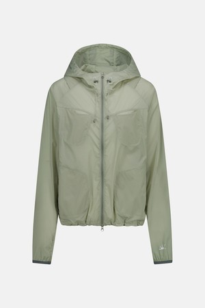 W Hooded Light Jacket Green