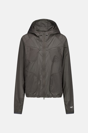 W Hooded Light Jacket Charcoal