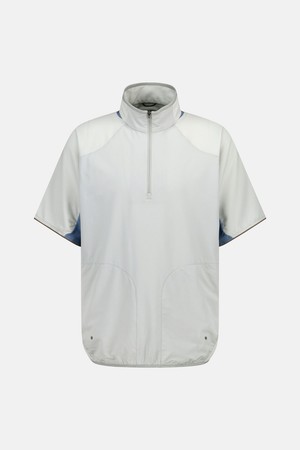 Pace-up S/S Half Zip Pullover Grey