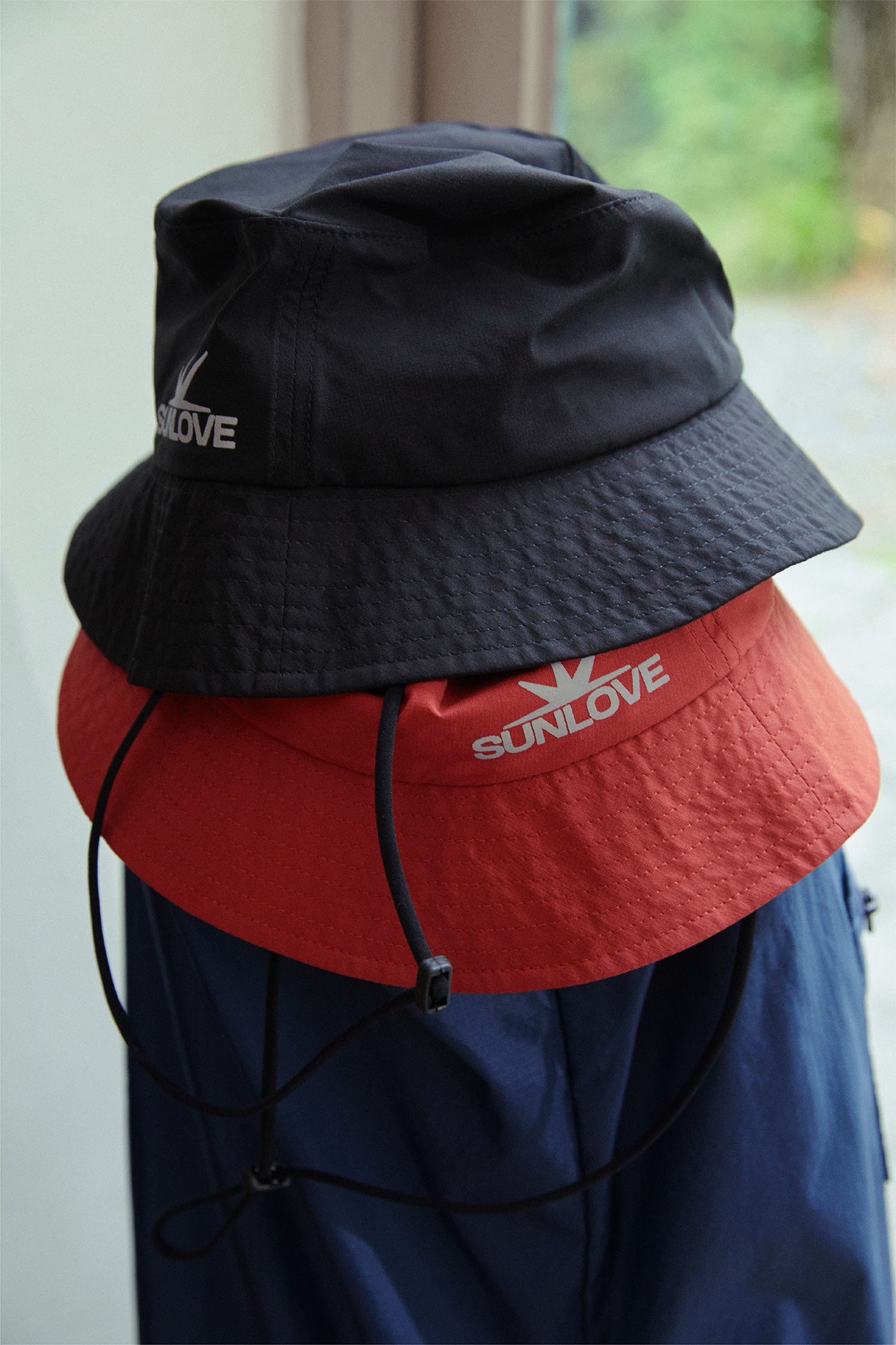 ★SUNLOVE★韓国大人気★UL SPORTS BUCKET HAT★2カラー SUNLOVE] 유엘 스포츠 버킷햇 블랙
