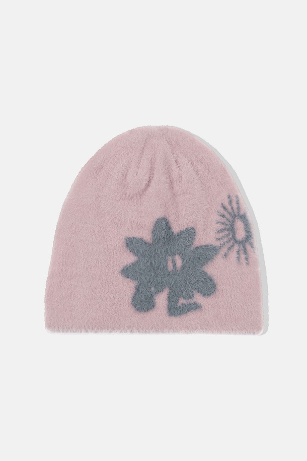 SUNLOVE - 모자 - Cali Shaggy Beanie Pink