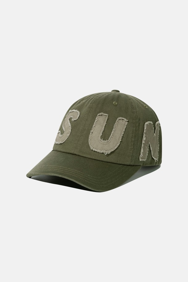 SUNLOVE - 모자 - Cut Off Capital Cap Olive