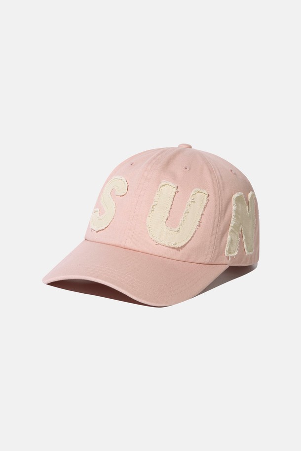 SUNLOVE - 모자 - Cut Off Capital Cap Pink