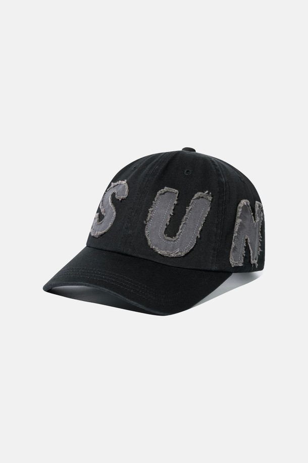 SUNLOVE - 모자 - Cut Off Capital Cap Black