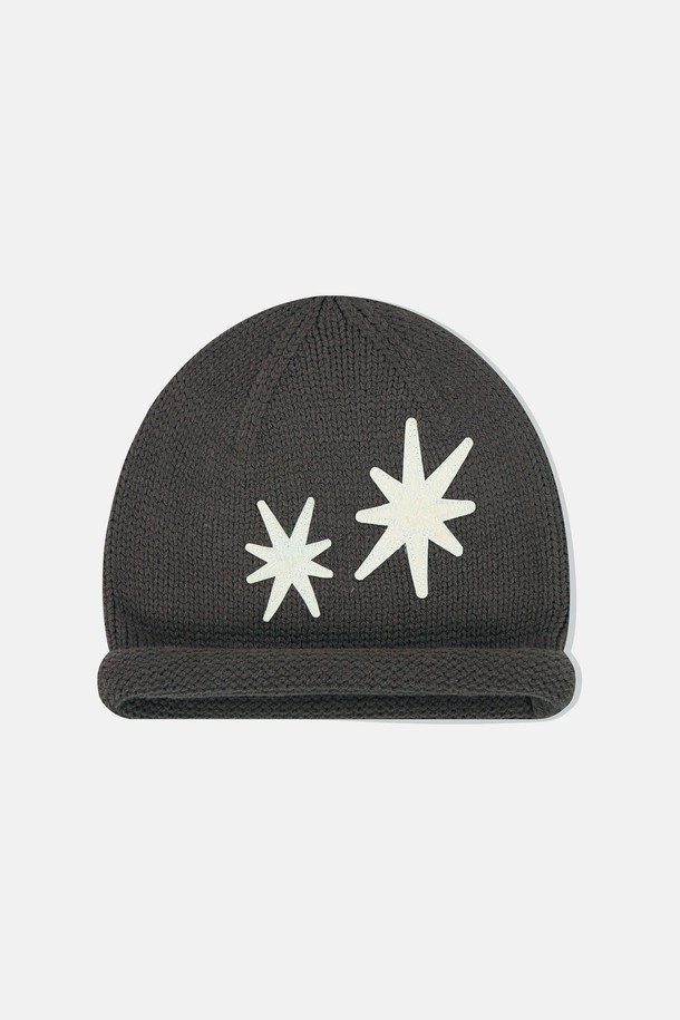 SUNLOVE - 모자 - Flare Roll Brim Beanie Brown