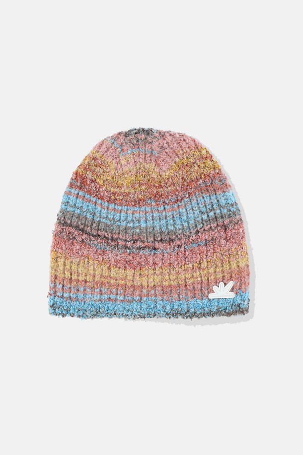 SUNLOVE - 모자 - Boucle Multi Beanie Pink