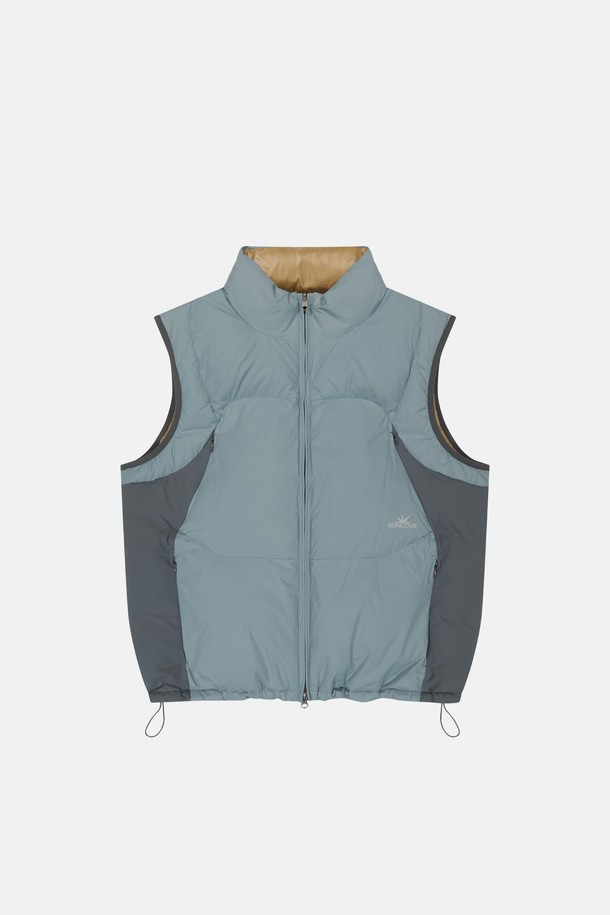 SUNLOVE - 다운/패딩 - Turbo Reversible Down Vest Blue