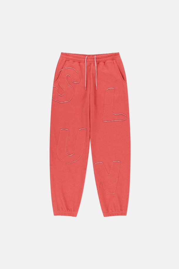 SUNLOVE - 캐주얼팬츠 - Capital Sweatpants Heather Red