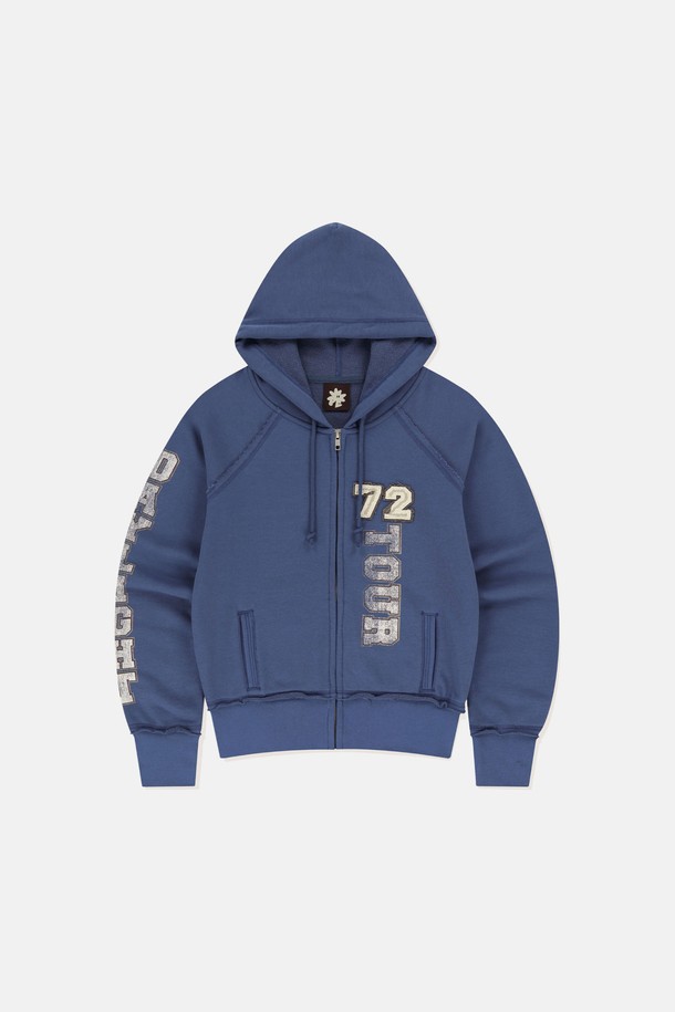 SUNLOVE - 후디 - W 72TOUR Zip Up Hoodie Blue