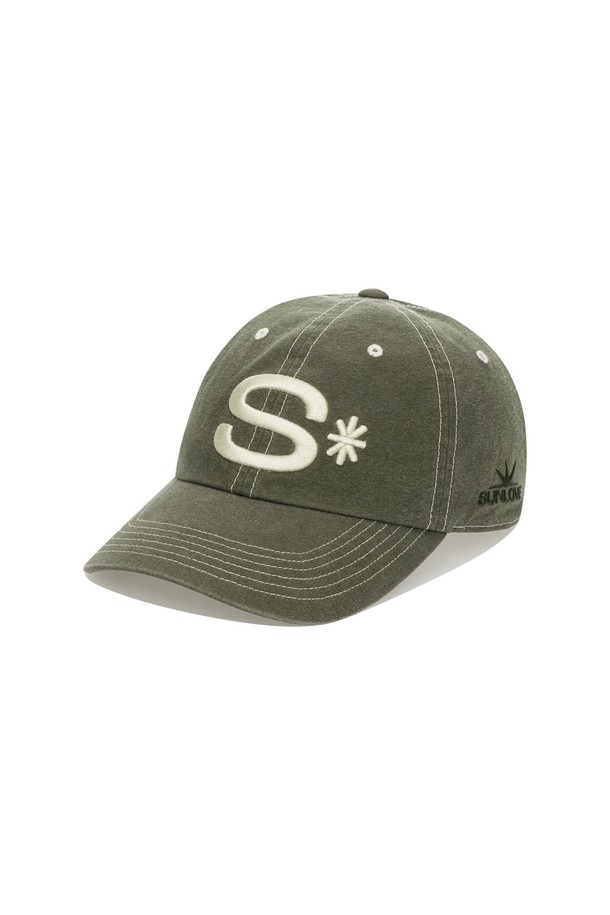 SUNLOVE - 모자 - S Flare Cap Olive