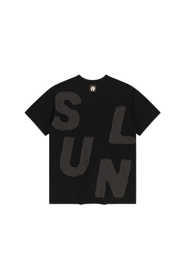 SUNLOVE - 반팔티셔츠 - Capital Tee Black