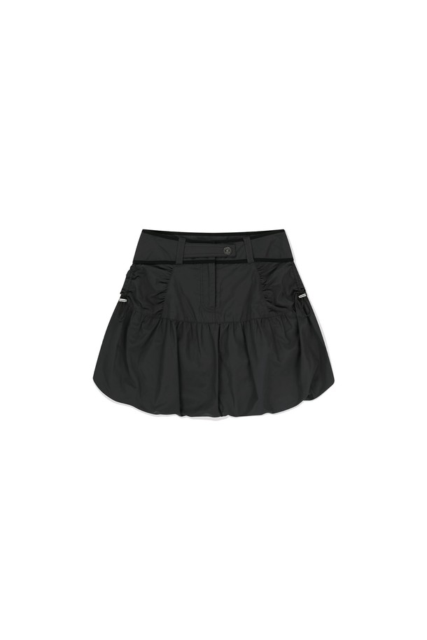 SUNLOVE - 미니스커트 - Bubble Skirt Black