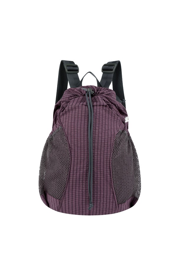 SUNLOVE - 백팩 - Tourer Gym Sack Purple Grid
