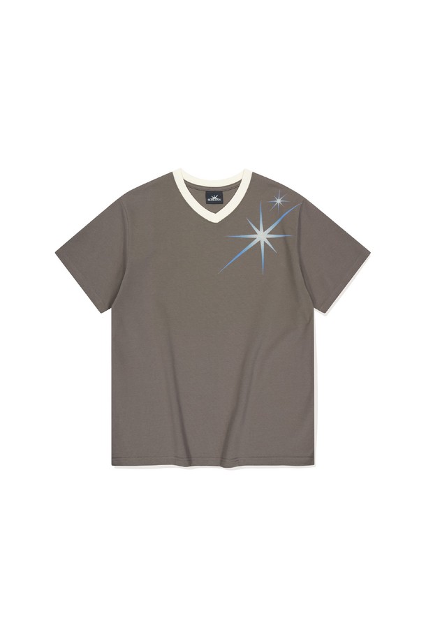 SUNLOVE - 반팔티셔츠 - Sparkle Tee Taupe