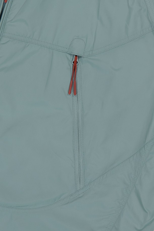 SUNLOVE - 블루종/점퍼 - Reversible Pile Fleece Jacket Light Teal