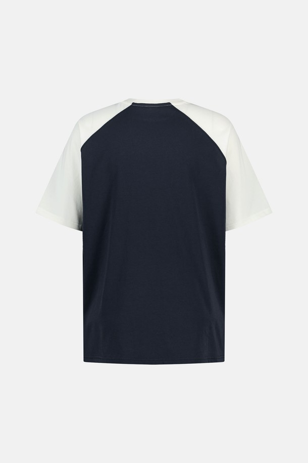 SUNLOVE - 반팔티셔츠 - Title Tee Navy