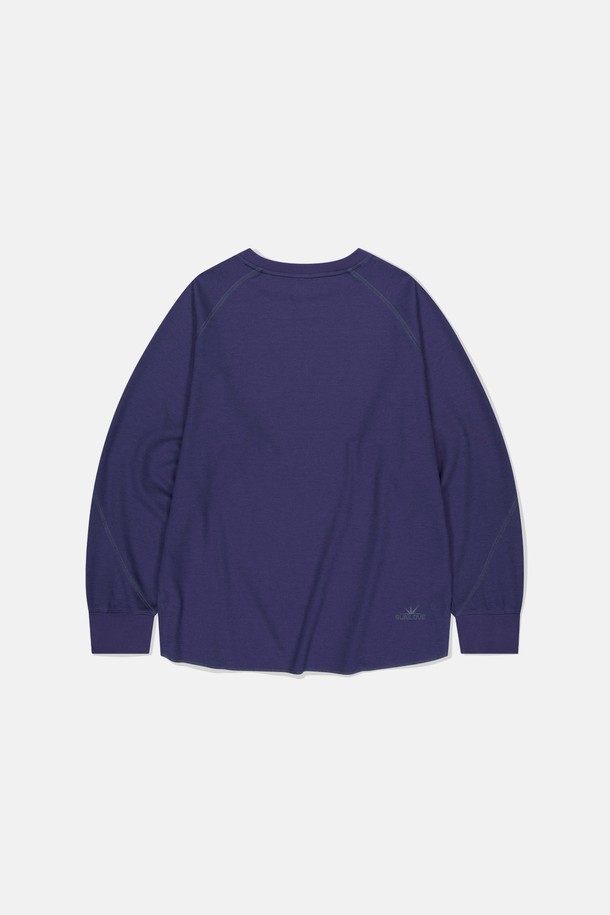 SUNLOVE - 긴팔티셔츠 - Polartec Waffle L/S Tee Navy