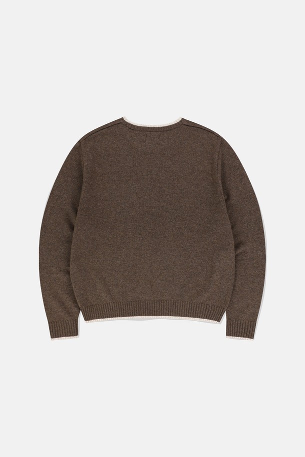 SUNLOVE - 스웨터 - GREEN Knit Sweater Brown