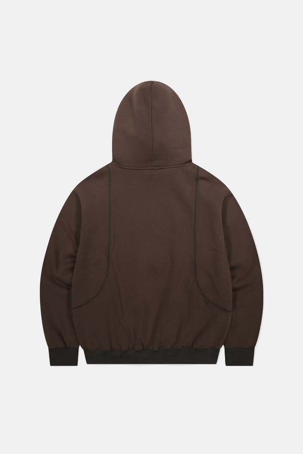 SUNLOVE - 후디 - Crescent Hoodie Brown