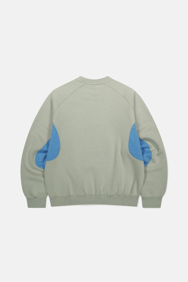 SUNLOVE - 스웨트셔츠 - Club Crewneck Sweatshirt Light Sage