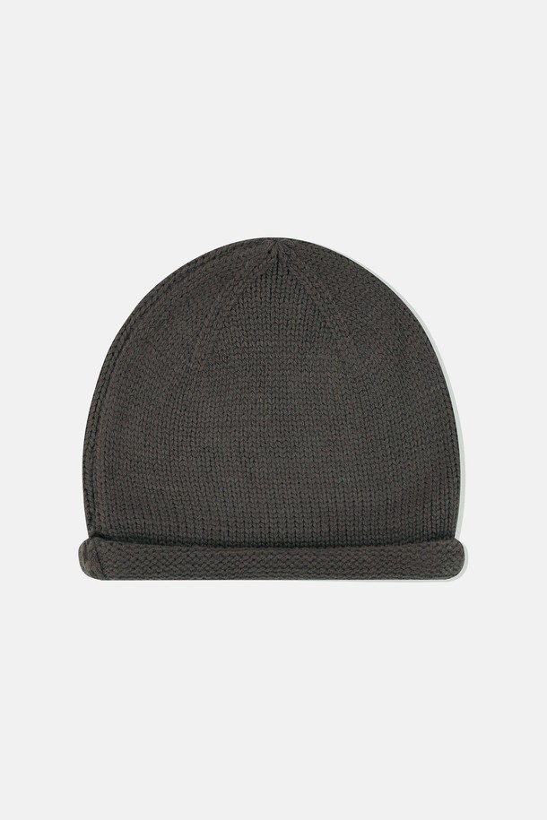 SUNLOVE - 모자 - Flare Roll Brim Beanie Brown