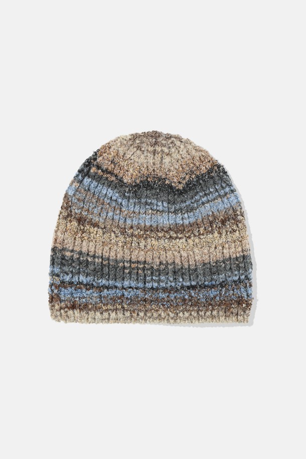 SUNLOVE - 모자 - Boucle Multi Beanie Brown