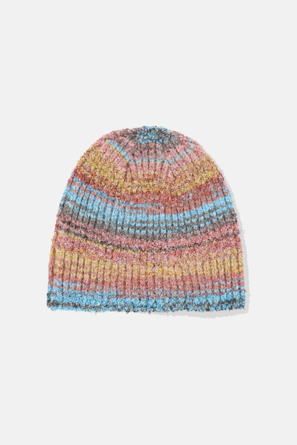 SUNLOVE - 모자 - Boucle Multi Beanie Pink