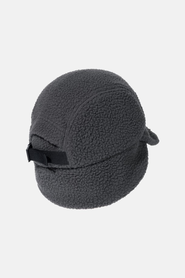 SUNLOVE - 모자 - Pile Fleece Earflap Cap Charcoal