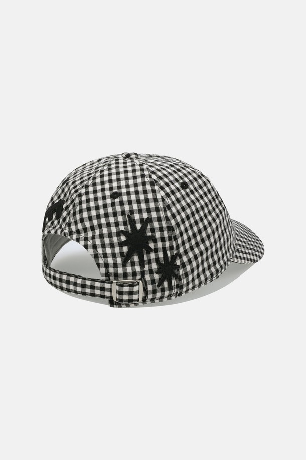 SUNLOVE - 모자 - Staccato Cap Black Gingham