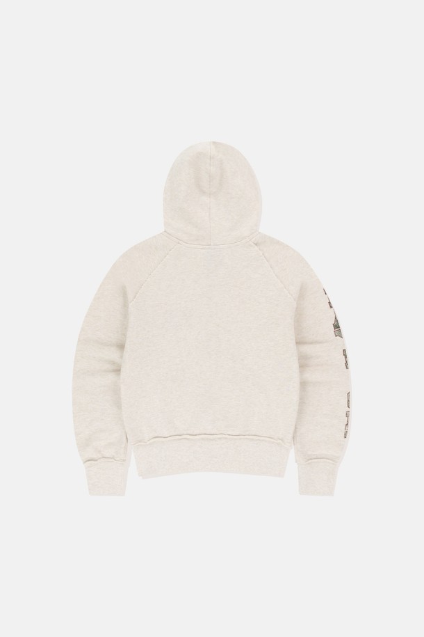 SUNLOVE - 후디 - W 72TOUR Zip Up Hoodie Heather Oatmeal