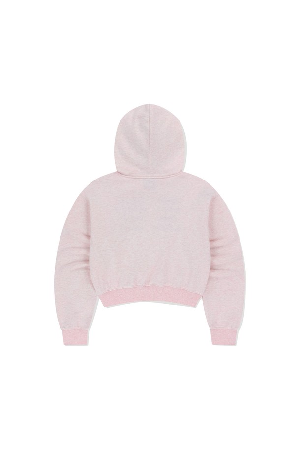 SUNLOVE - 후디 - W Fly Stitch Hoodie Heather Pink