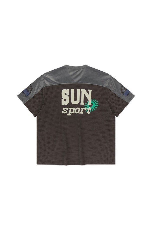 SUNLOVE - 반팔티셔츠 - SUN Sport Mesh Tee Brown