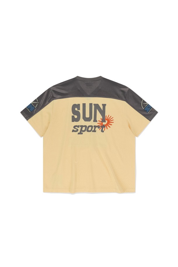 SUNLOVE - 반팔티셔츠 - SUN Sport Mesh Tee Yellow