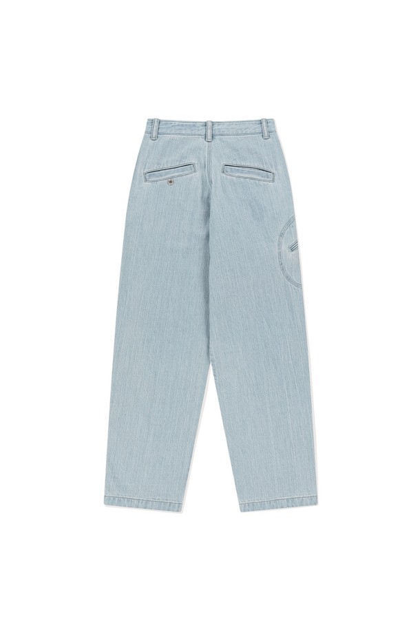 SUNLOVE - 데님 - Right Aero Denim Pants Light Blue