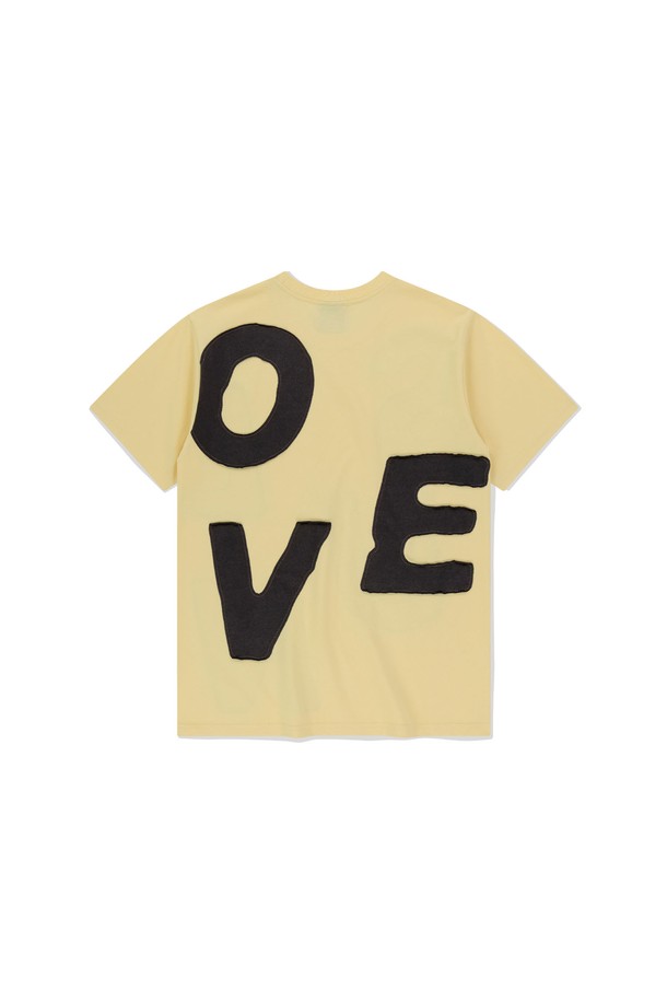 SUNLOVE - 반팔티셔츠 - Capital Tee Yellow