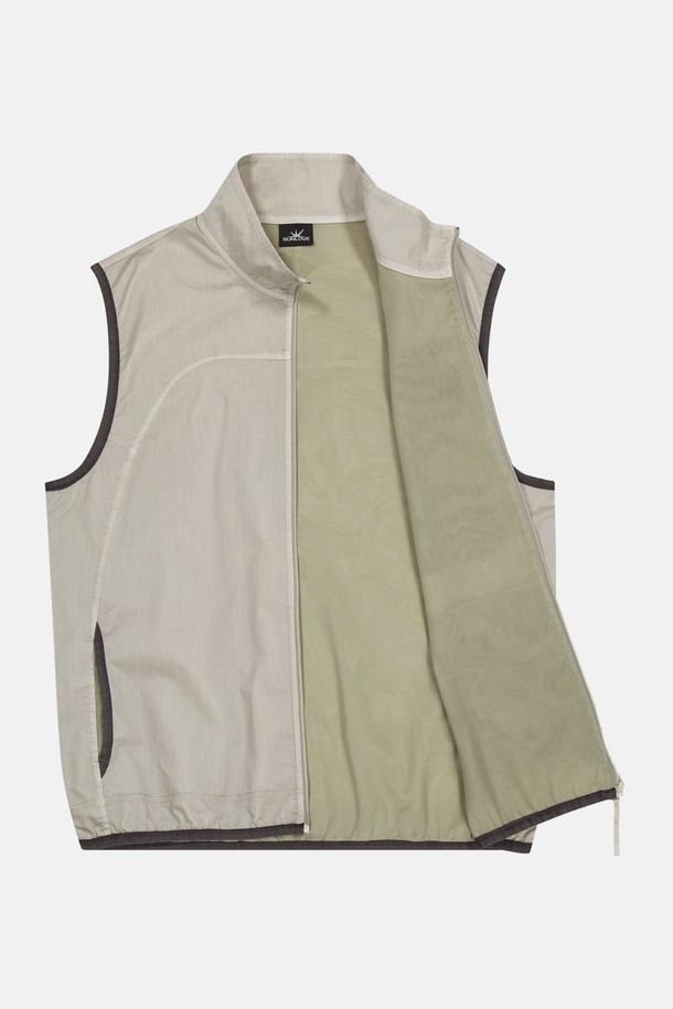 SUNLOVE - 베스트 - Redux Full Zip Vest Light Grey